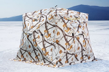 Палатка зимняя Higashi Winter Camo Pyramid Hot (трехслойная, два слоя утеплителя)
